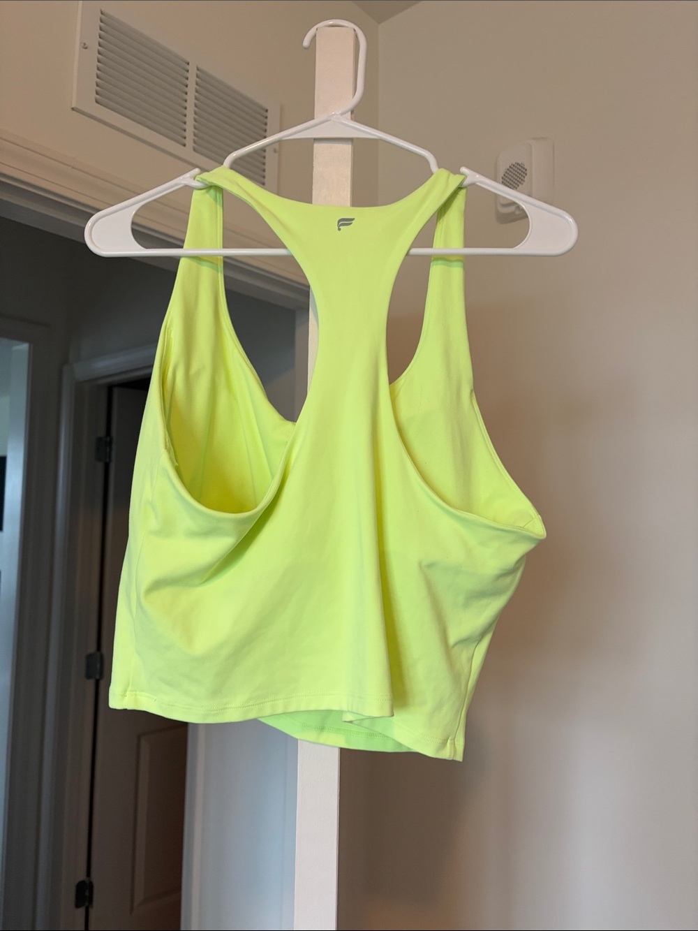 Fabletics Neon Yellow Racerback Tank - Picture 2 of 2